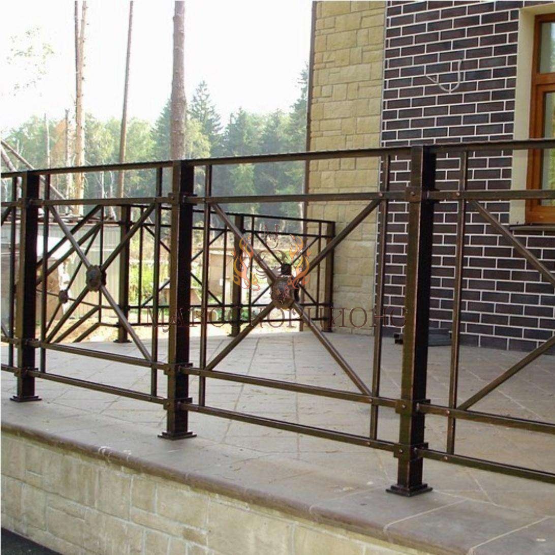 Кованые перила - "ЛОФТ-9"