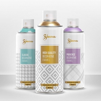 Аэрозольные краски для творчества Siana