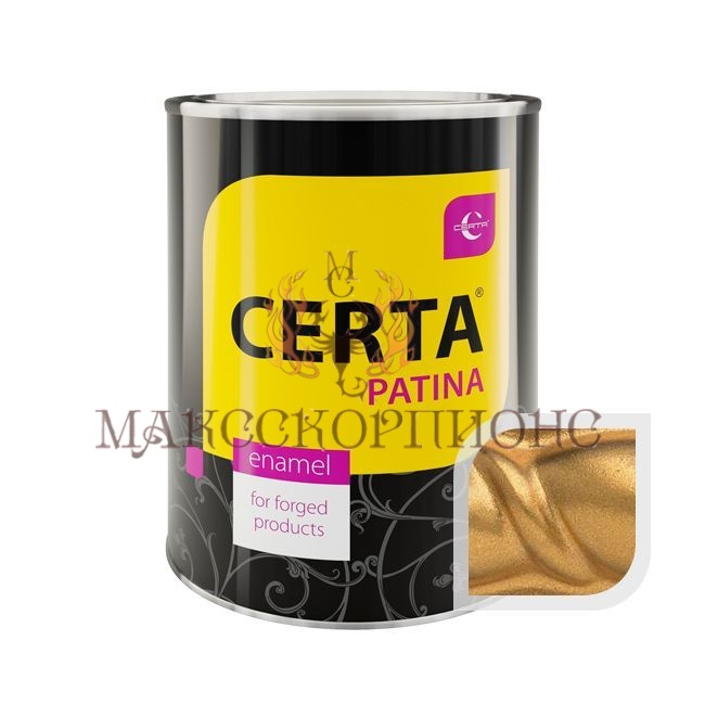 CERTA-PATINA итальянская - 1кг - ЦВЕТ: старое золото 